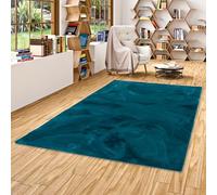 Pergamon Plush - Tapis de Luxe en Fourrure synthétique Super Doux - Pétrole - 7 Tailles