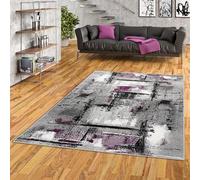 Pergamon Samba - Tapis de Designer - Moderne Violet Urbain - 5 Tailles