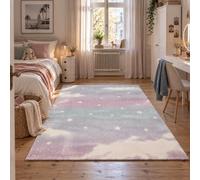 Pergamon Tapis Enfant Maui Kids Ciel Nuages Pastel Étoiles Chambre Enfant