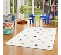 Pergamon Trendline Kids - Tapis pour Enfants et Adolescents - Étoiles - Crème Mélange - 5 Tailles Disponibles