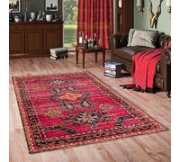 Pergamon Vintage Zoe - Tapis de Designer - Orient Bordure Rouge - 5 Tailles