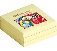 pergamy 900753 Notes autocollantes 76 x 76 mm standard VE12 Jaune