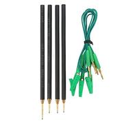 PerGar Sonde D'écriture de Lecture ECU, Stylo de Sonde BDM, Stylo de Sonde ABS, Sonde D'écriture de Lecture ECU 4 Pièces avec Câble de Connexion 12 à 24 V LED Cadre BDM Universel pour Voiture