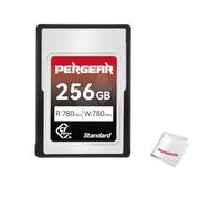 Pergear Carte mémoire CFexpress type A standard 256 Go, jusqu'à 780 Mo/s en lecture et 780 Mo/s en écriture pour enregistrement 4K 120P, 8K 30P, compatible avec les appareils photo Sony Alpha et FX