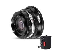 Pergear Objectif manuel APS-C M4/3 25 mm F1.7 à grande ouverture compatible avec GH6, GH5, GH5II GH4, GM5, GX1, G9II Olympus OM-1 II, E-M5 III, OM-5, E-P7, E-M10 IV (Noir)