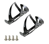 PERGEAR Porte-bidon en Fibre de Carbone 2 Pièces pour Vélos de Route, Vélos de Montagne (VTT), Léger 23 g pour Bouteille de 72 mm de Diamètre