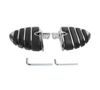 Perges à Pied de Moto de 10 mm Mâton Monde RÉSÉRAQUE Planche DE Planche Compatible avec ION XL 883 1200 Modèles personnalisés Chrome Noir Chrome(Chrome)