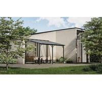 Pergofrance Pergola adossée Harmonie 3 X 4.2M - Anthracite