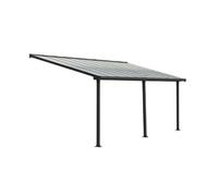 Pergola 18.3m² gris anthracite 704351