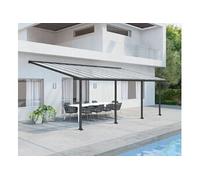 Pergola 704353 gris anthracite 21.8m²
