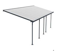 Canopia by Palram Pergola Feria 21.9 m² en Aluminium Et Polycarbonate, Moderne & Élégante, pour Couvrir Une Terrasse Toute L’année (Gris)