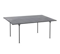 Pergola Adossable Rigide Acier Alu. Toit Polycarbonate Gris Gris