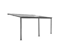 Pergola adossée aluminium 3x5m avec gouttière Avenio