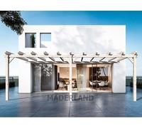 Pergola Adossée En Lamellé-Collée Avignon 600 X 400 Cm- Mardeland Multicolore