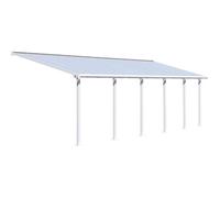 Pergola adossée Olympia 3 x 8,51m blanc