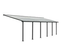 Pergola 27.3m² gris anthracite 704358