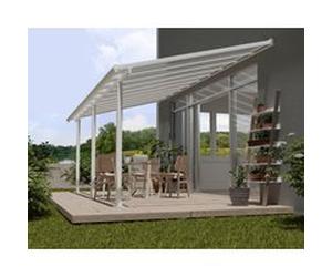 Pergola adossée Olympia 3 x 6,10m blanc