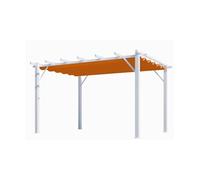 Pergola aluminium 12 m2 blanc per 4030 wr