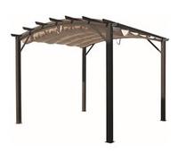 Pergola arche 11.22 m2 écru Habrita per 3433 ge G