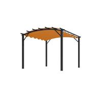 Pergola arche 11.22 m2 rouille per 3433 gr