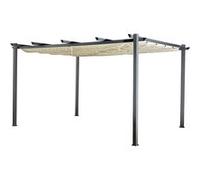 Pergola autoportante 3 × 4m CASSIS beige - structure aluminium Beige G