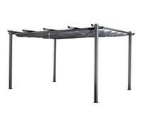 Pergola autoportante 3 × 4m CASSIS grise - structure aluminium Gris G