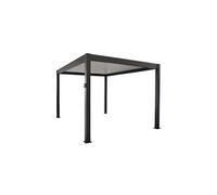 Pergola autoportée Bioclimatique AutonomeZéphir 3 x 4 m Solaire en Aluminium - grey G