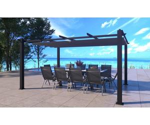 Pergola autoportée Loona de Côté Lounge livraison offerte : Gris