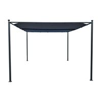 Pergola avec toile d'ombrage 3 x 4m 180g/m2 WERKA PRO