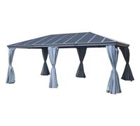 Pergola Belize En Aluminium Et Polycarbonate 6 X 3,6 M - Hespéride Multicolore