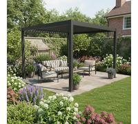 Pergola bioclimatique 3x3m zeus anthracite