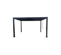 Pergola Bioclimatique 4x3m Structure Et Lames En Aluminium Gris Anthra Gris