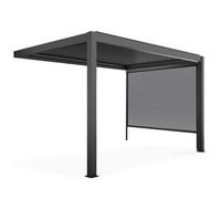 Pergola bioclimatique adossée 3x4m et 1 Store 2,66 x 2,34 m ( 1 store 2,66 x 2,34 m )