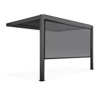 Pergola bioclimatique adossée 3x4m et 1 Store 3,73 x 2,34 m ( 1 store 3,73 x 2,34 m )