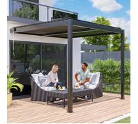 Pergola bioclimatique adossée Candy 3×3 m