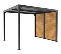 Pergola BioClimatique 2,4 x 3,0 m imitation bois - HABRITA