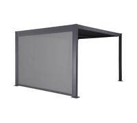 Pergola bioclimatique aluminium et acier 3x3m + 1 store 3m Palace Palace 3x3m + 1 store 3m