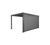 Pergola bioclimatique aluminium et acier 4x3m + 1 store 4m Palace Palace 4x3m + store 4m