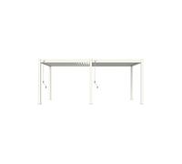 Pergola bioclimatique autoportante blanc Ombréa 300 x 600 x H. 258 cm