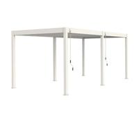 Pergola bioclimatique autoportante OMBREA - 300 x 600 cm - Lames orientables jusqu'à 135°
