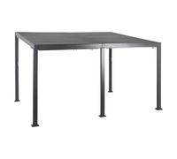 Pergola bioclimatique avila 4 x 3 m graphite en aluminium - hespéride