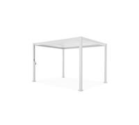 Alice's Garden - Pergola Bioclimatique blanc - Triomphe - 300x400cm, aluminium, à lames orientables - Blanc