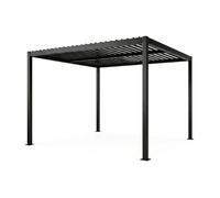 Concept Usine Pergola CORFU – Aluminium noir 300 cm – Qualité premium, design épuré