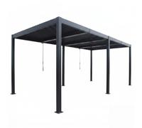 Pergola Bioclimatique Double Paros 571×290 cm Noir Aluminium