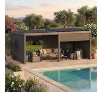 Hespéride - Pergola autoportante evonis 6x3m Gris Graphite