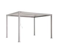 Hespéride – Pergola bioclimatique manuelle Evora 4x3 m argile