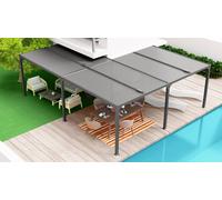 Habrita Pergola bioclimatique lames orientables en aluminium 32,63 m² - PER 6170 BI