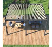 Pergola bioclimatique Ombréa VS autoportante 4x8M