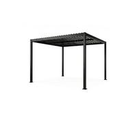Pergola bioclimatique structure et lames orientables en aluminium 3x3m RHODES