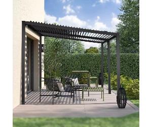 Pergola Bioclimatique SUN Cerland - Aluminium 12 m² pour Terrasse et Jardin